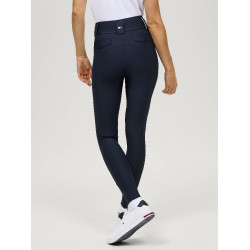 Pantaloni Tommy Hilfiger Equestrian Highland Hybrid da donna con grip al ginocchio Blu navy