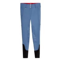 Pantaloni Tommy Hilfiger Equestrian Pro da donna con grip alle ginocchia Costa Azzurra Blu Pantaloni Tommy Hilfiger Equestrian Pro da donna con grip alle ginocchia Costa Azzurra Blu
