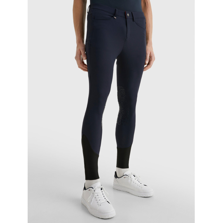 Pantaloni Tommy Hilfiger Equestrian Pro da uomo con grip alle ginocchia Pantaloni Tommy Hilfiger Equestrian Pro da uomo con grip alle ginocchia