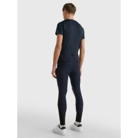 Pantaloni Tommy Hilfiger Equestrian Pro da uomo con grip alle ginocchia Bianco