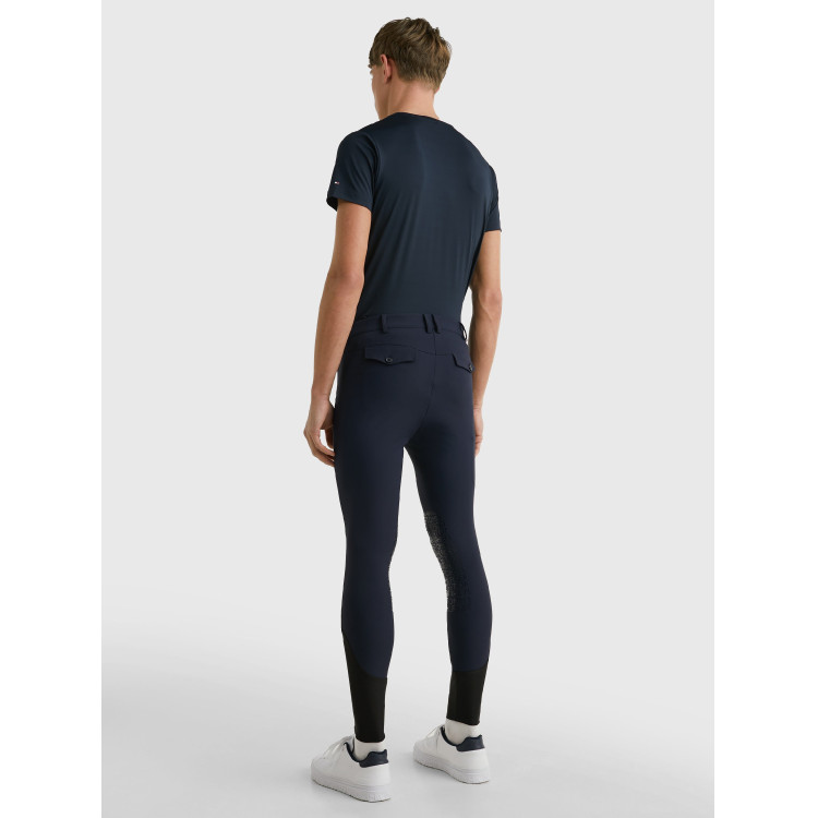 Pantaloni Tommy Hilfiger Equestrian Pro da uomo con grip alle ginocchia Pantaloni Tommy Hilfiger Equestrian Pro da uomo con grip alle ginocchia