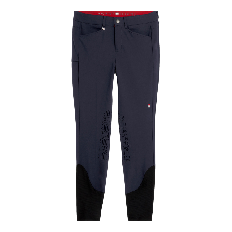 Pantaloni Tommy Hilfiger Equestrian Pro da uomo con grip alle ginocchia Pantaloni Tommy Hilfiger Equestrian Pro da uomo con grip alle ginocchia