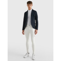 Pantaloni Tommy Hilfiger Equestrian Pro da uomo con grip alle ginocchia Bianco Pantaloni Tommy Hilfiger Equestrian Pro da uomo con grip alle ginocchia Bianco