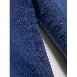 Pantaloni Tommy Hilfiger Equestrian Queens Denim da donna full grip Patrimonio Blu Pantaloni Tommy Hilfiger Equestrian Queens Denim da donna full grip Patrimonio Blu