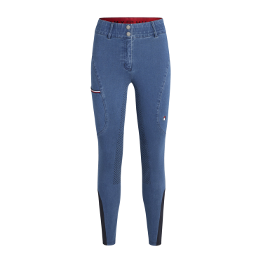Pantaloni Tommy Hilfiger Equestrian Texas Denim full grip donna Pantaloni Tommy Hilfiger Equestrian Texas Denim full grip donna