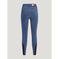 Pantaloni Tommy Hilfiger Equestrian Texas Denim full grip donna Patrimonio Blu