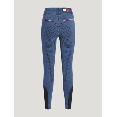 Pantaloni Tommy Hilfiger Equestrian Texas Denim full grip donna Pantaloni Tommy Hilfiger Equestrian Texas Denim full grip donna