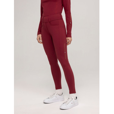 Pantaloni Tommy Hilfiger Equestrian Vermont grip alle ginocchia donna Rosso Pantaloni Tommy Hilfiger Equestrian Vermont grip alle ginocchia donna Rosso