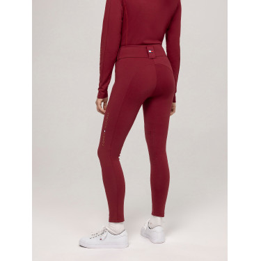 Pantaloni Tommy Hilfiger Equestrian Vermont grip alle ginocchia donna Rosso Pantaloni Tommy Hilfiger Equestrian Vermont grip alle ginocchia donna Rosso