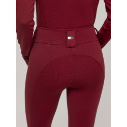 Pantaloni Tommy Hilfiger Equestrian Vermont grip alle ginocchia donna Rosso Pantaloni Tommy Hilfiger Equestrian Vermont grip alle ginocchia donna Rosso