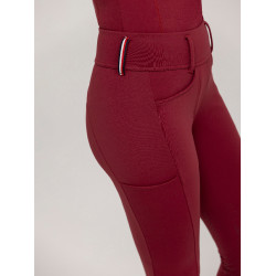 Pantaloni Tommy Hilfiger Equestrian Vermont grip alle ginocchia donna Rosso Pantaloni Tommy Hilfiger Equestrian Vermont grip alle ginocchia donna Rosso