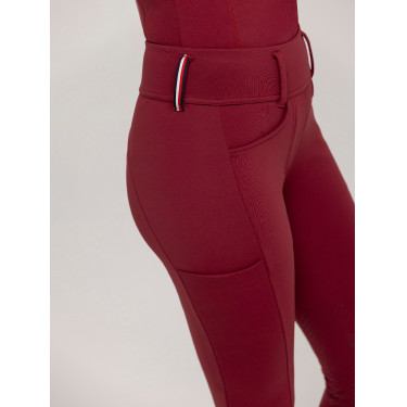Pantaloni Tommy Hilfiger Equestrian Vermont grip alle ginocchia donna Rosso Pantaloni Tommy Hilfiger Equestrian Vermont grip alle ginocchia donna Rosso