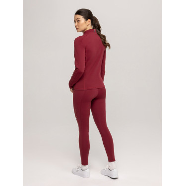 Pantaloni Tommy Hilfiger Equestrian Vermont grip alle ginocchia donna Rosso Pantaloni Tommy Hilfiger Equestrian Vermont grip alle ginocchia donna Rosso