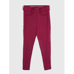 Pantaloni Tommy Hilfiger Equestrian Vermont grip alle ginocchia donna Rosso Pantaloni Tommy Hilfiger Equestrian Vermont grip alle ginocchia donna Rosso