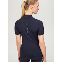 Polo da allenamento Tommy Hilfiger Equestrian Genoa donna Blu navy