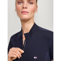 Polo da allenamento Tommy Hilfiger Equestrian Genoa donna Blu navy
