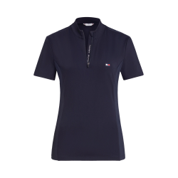 Polo da allenamento Tommy Hilfiger Equestrian Genoa donna Blu navy Polo da allenamento Tommy Hilfiger Equestrian Genoa donna Blu navy