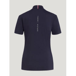 Polo da allenamento Tommy Hilfiger Equestrian Genoa donna Blu navy Polo da allenamento Tommy Hilfiger Equestrian Genoa donna Blu navy