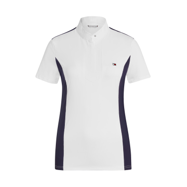 Polo da concorso Tommy Hilfiger Equestrian Avon a maniche corte da donna Polo da concorso Tommy Hilfiger Equestrian Avon a maniche corte da donna
