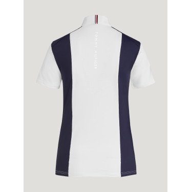 Polo da concorso Tommy Hilfiger Equestrian Avon a maniche corte da donna Polo da concorso Tommy Hilfiger Equestrian Avon a maniche corte da donna