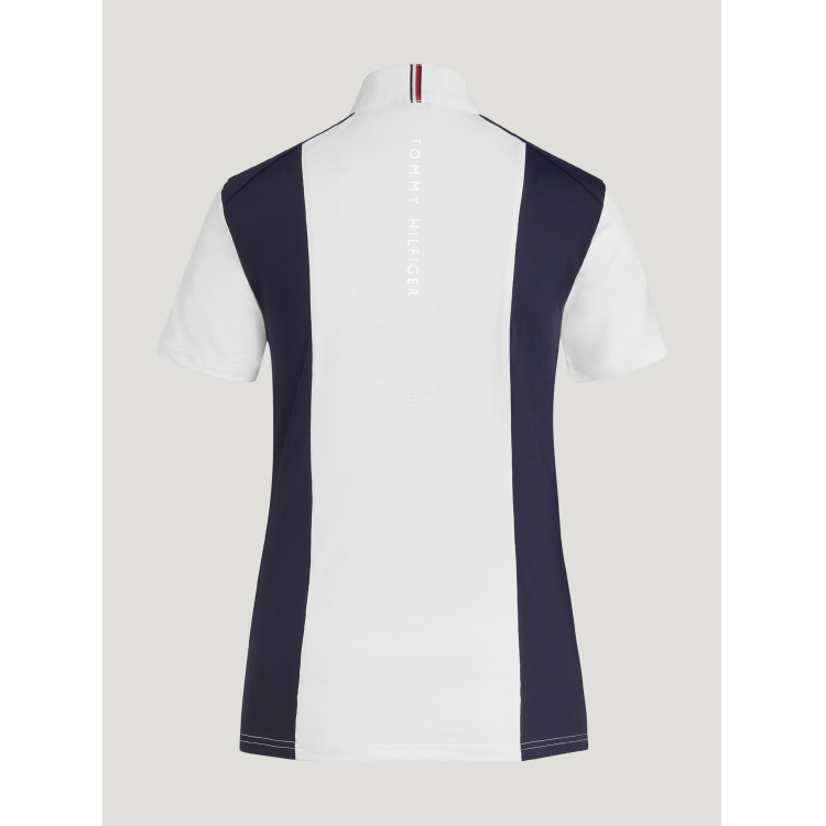 Polo da concorso Tommy Hilfiger Equestrian Avon a maniche corte da donna Polo da concorso Tommy Hilfiger Equestrian Avon a maniche corte da donna