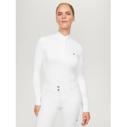 Polo da concorso Tommy Hilfiger Equestrian Avon a maniche lunghe da donna