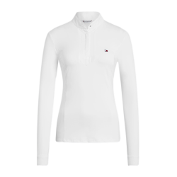 Polo da concorso Tommy Hilfiger Equestrian Avon a maniche lunghe da donna