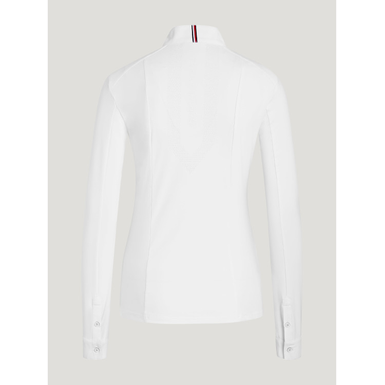 Polo da concorso Tommy Hilfiger Equestrian Avon a maniche lunghe da donna Polo da concorso Tommy Hilfiger Equestrian Avon a maniche lunghe da donna
