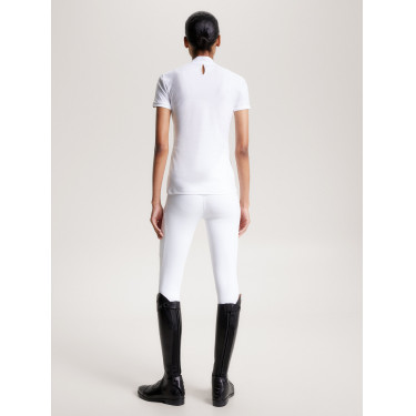 Polo da concorso Tommy Hilfiger Equestrian Chelsea Cooling a maniche corte da donna Polo da concorso Tommy Hilfiger Equestrian Chelsea Cooling a maniche corte da donna