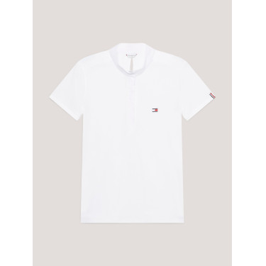 Polo da concorso Tommy Hilfiger Equestrian Chelsea Cooling a maniche corte da donna Polo da concorso Tommy Hilfiger Equestrian Chelsea Cooling a maniche corte da donna