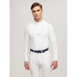 Polo da concorso Tommy Hilfiger Equestrian Columbus a maniche lunghe da uomo