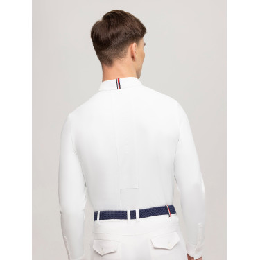 Polo da concorso Tommy Hilfiger Equestrian Columbus a maniche lunghe da uomo Polo da concorso Tommy Hilfiger Equestrian Columbus a maniche lunghe da uomo