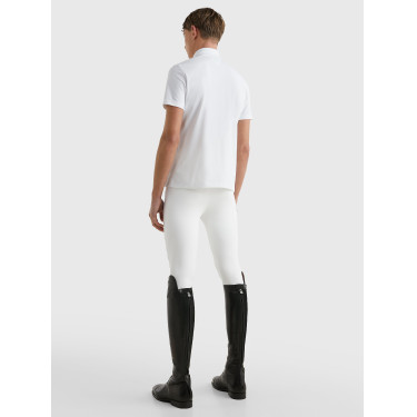 Polo da competizione Tommy Hilfiger Equestrian Fresh Air Performance a maniche corte da uomo Polo da competizione Tommy Hilfiger Equestrian Fresh Air Performance a maniche corte da uomo