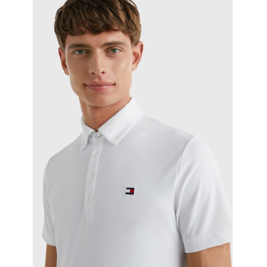 Polo da competizione Tommy Hilfiger Equestrian Fresh Air Performance a maniche corte da uomo Polo da competizione Tommy Hilfiger Equestrian Fresh Air Performance a maniche corte da uomo