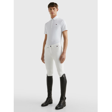 Polo da competizione Tommy Hilfiger Equestrian Fresh Air Performance a maniche corte da uomo Polo da competizione Tommy Hilfiger Equestrian Fresh Air Performance a maniche corte da uomo