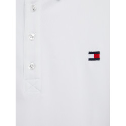 Polo da competizione Tommy Hilfiger Equestrian Fresh Air Performance a maniche corte da uomo Bianco