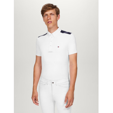 Polo da concorso Tommy Hilfiger Equestrian Hamilton a maniche corte da uomo Polo da concorso Tommy Hilfiger Equestrian Hamilton a maniche corte da uomo