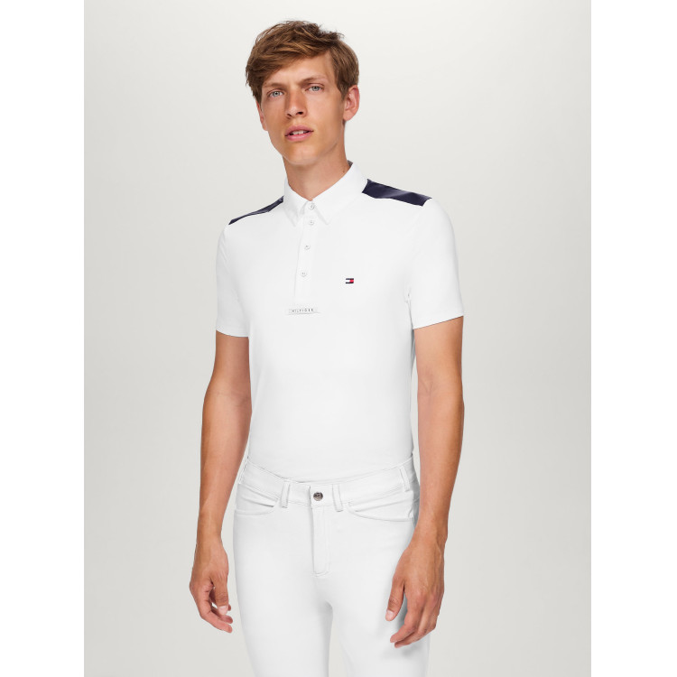 Polo da concorso Tommy Hilfiger Equestrian Hamilton a maniche corte da uomo Polo da concorso Tommy Hilfiger Equestrian Hamilton a maniche corte da uomo
