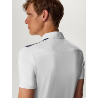 Polo da concorso Tommy Hilfiger Equestrian Hamilton a maniche corte da uomo Bianco Polo da concorso Tommy Hilfiger Equestrian Hamilton a maniche corte da uomo Bianco