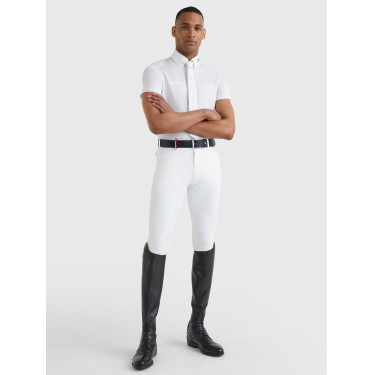Polo da concorso Tommy Hilfiger Equestrian a maniche corte da uomo Polo da concorso Tommy Hilfiger Equestrian a maniche corte da uomo