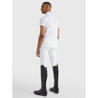 Polo da concorso Tommy Hilfiger Equestrian a maniche corte da uomo Bianco