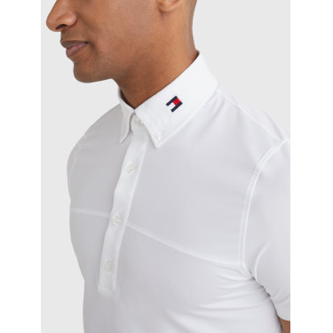 Polo da concorso Tommy Hilfiger Equestrian a maniche corte da uomo Polo da concorso Tommy Hilfiger Equestrian a maniche corte da uomo