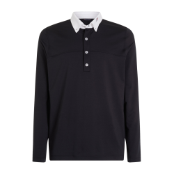 Polo da concorso Tommy Hilfiger Equestrian a maniche lunghe da uomo Blu navy Polo da concorso Tommy Hilfiger Equestrian a maniche lunghe da uomo Blu navy