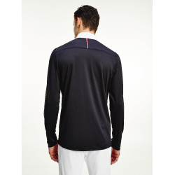Polo da concorso Tommy Hilfiger Equestrian a maniche lunghe da uomo Blu navy Polo da concorso Tommy Hilfiger Equestrian a maniche lunghe da uomo Blu navy
