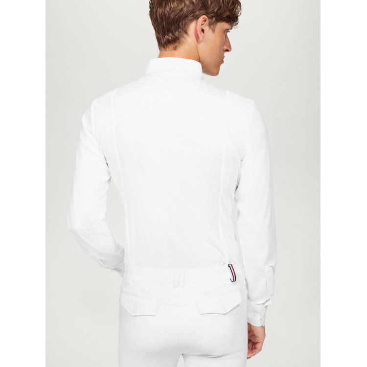 Polo da concorso Tommy Hilfiger Equestrian Neville a maniche lunghe da uomo Polo da concorso Tommy Hilfiger Equestrian Neville a maniche lunghe da uomo