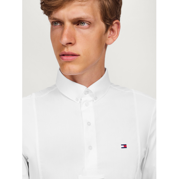 Polo da concorso Tommy Hilfiger Equestrian Neville a maniche lunghe da uomo Polo da concorso Tommy Hilfiger Equestrian Neville a maniche lunghe da uomo