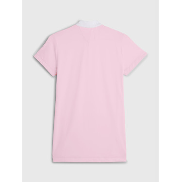 Polo da concorso Tommy Hilfiger Equestrian Performance Strass maniche corte donna Polo da concorso Tommy Hilfiger Equestrian Performance Strass maniche corte donna