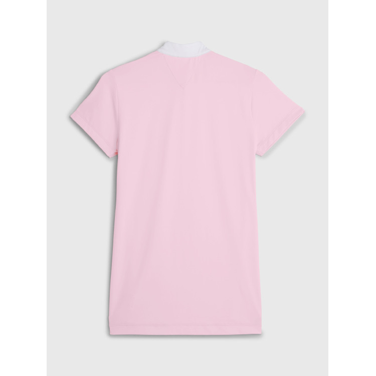 Polo da concorso Tommy Hilfiger Equestrian Performance Strass maniche corte donna Polo da concorso Tommy Hilfiger Equestrian Performance Strass maniche corte donna