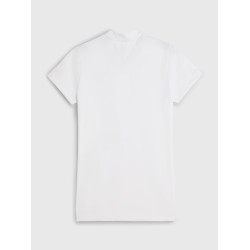 Polo da concorso Tommy Hilfiger Equestrian Performance Strass maniche corte donna Bianco Polo da concorso Tommy Hilfiger Equestrian Performance Strass maniche corte donna Bianco