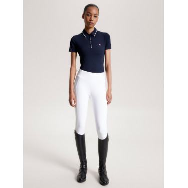 Polo Tommy Hilfiger Equestrian Harlem a maniche corte da donna Polo Tommy Hilfiger Equestrian Harlem a maniche corte da donna